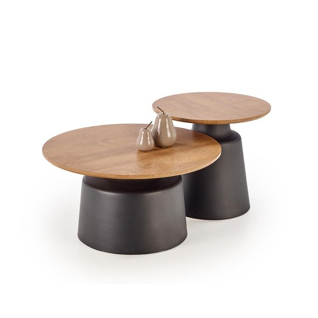 MALOMI set of two, natural/black