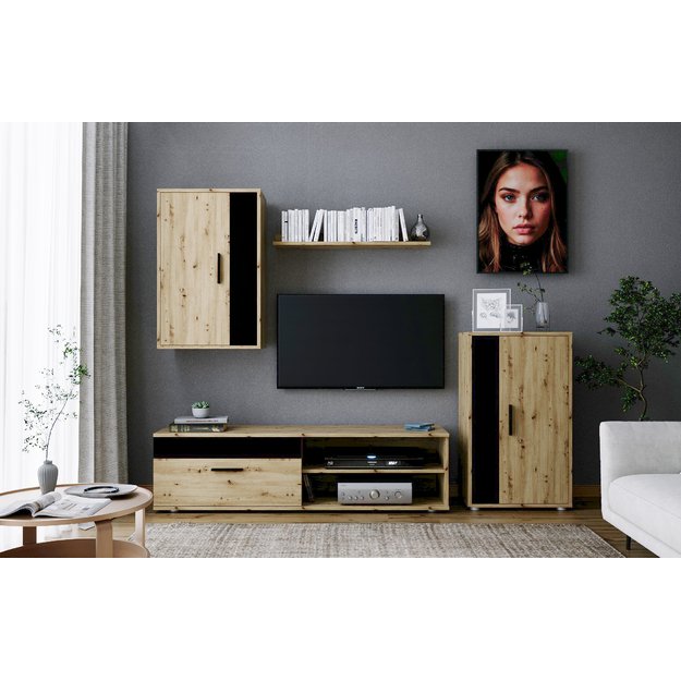 BENSON set color: artisan oak / black