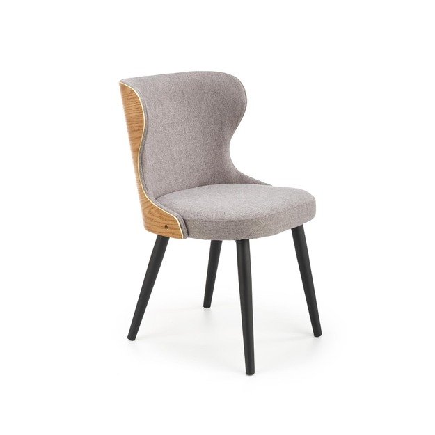 K452 chair color: grey / natural oak