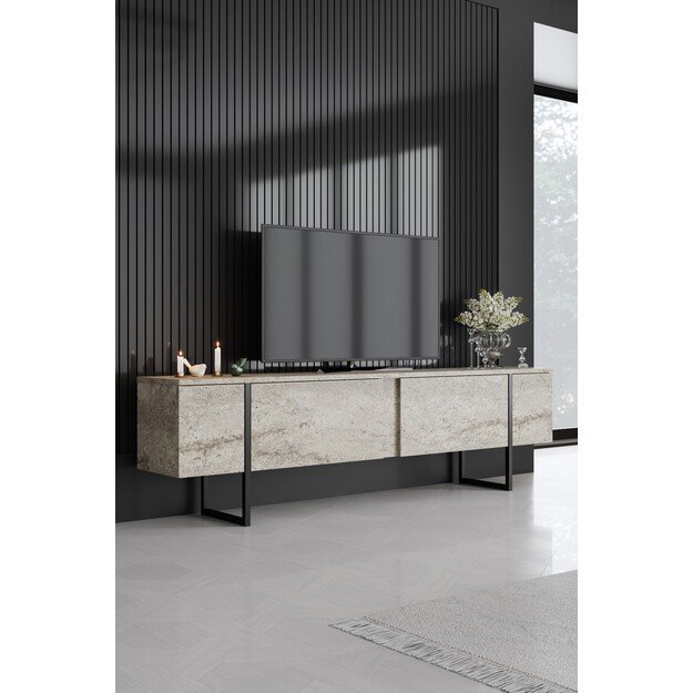 Luxe - Travertine, Black