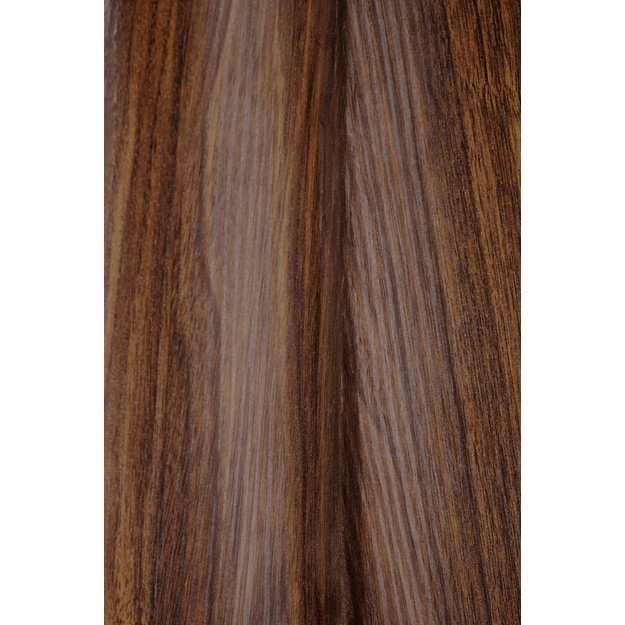 FRIDA S  c.table travertine / walnut