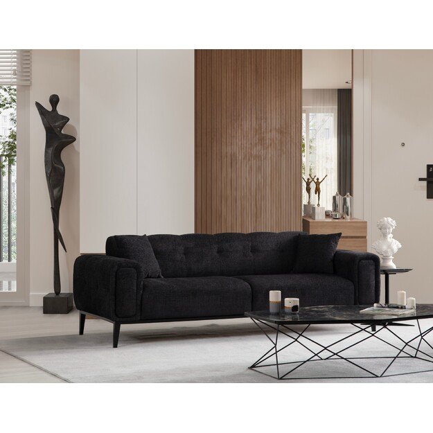 Athena 3 Seater - Black