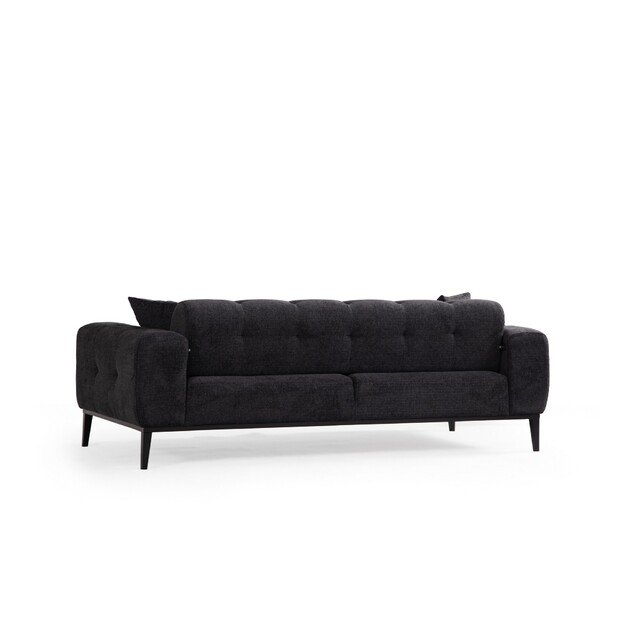 Athena 3 Seater - Black 5