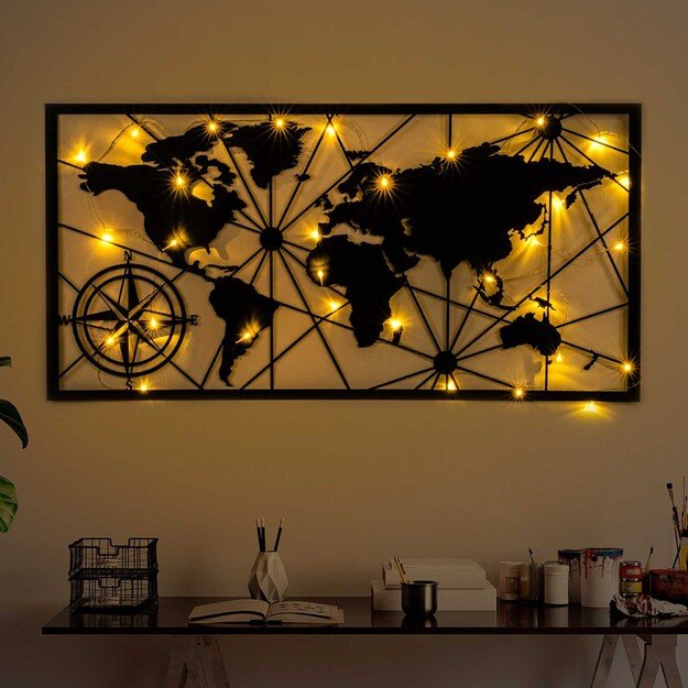 World Map Led 452