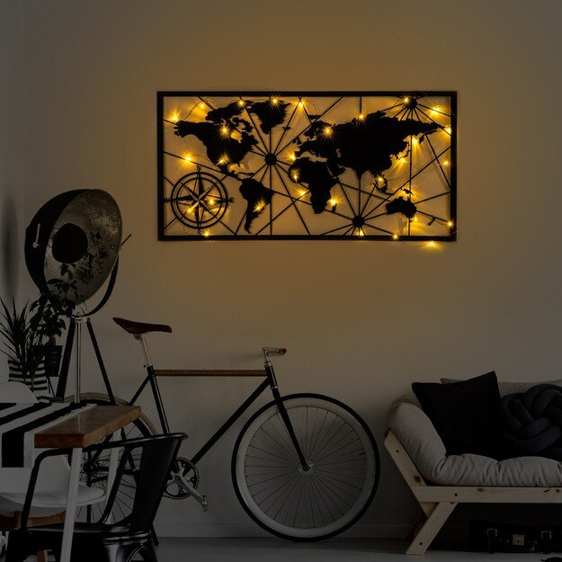 World Map Led 452 2