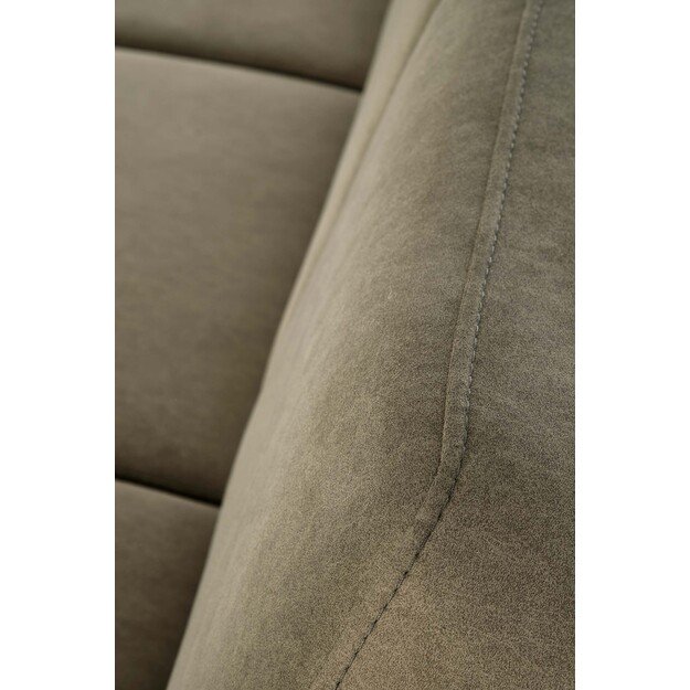 MILANO 3S sofa, olive CASTEL#39 / dark walnut 4