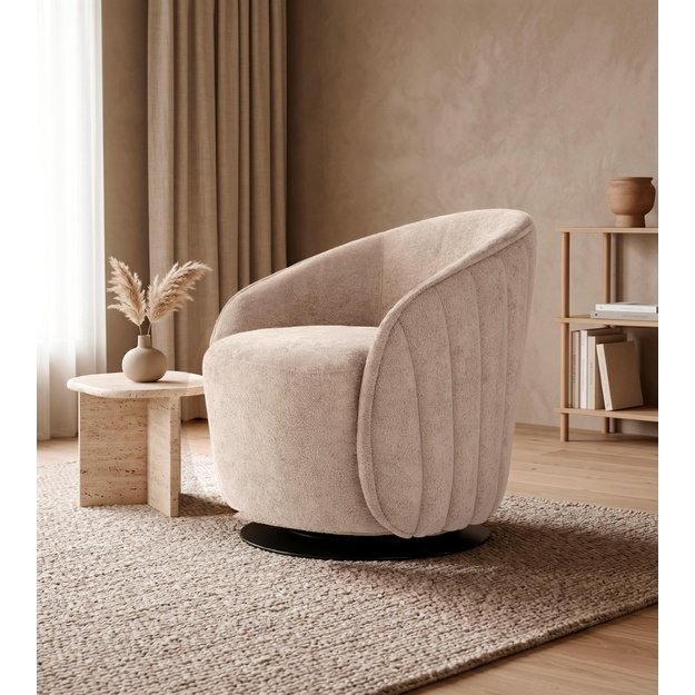 BASILIO leisure chair, cappuccino