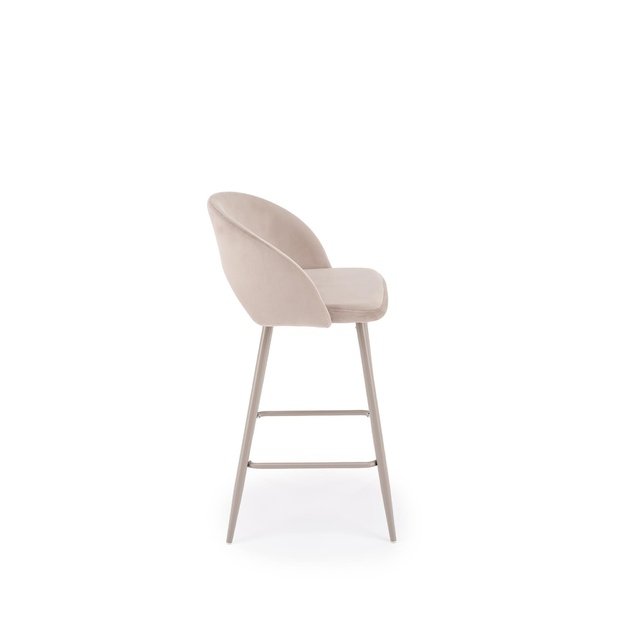 H96 bar stool, l.beige / cashmere