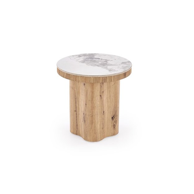 MAGNUM S c.table white marble / natural