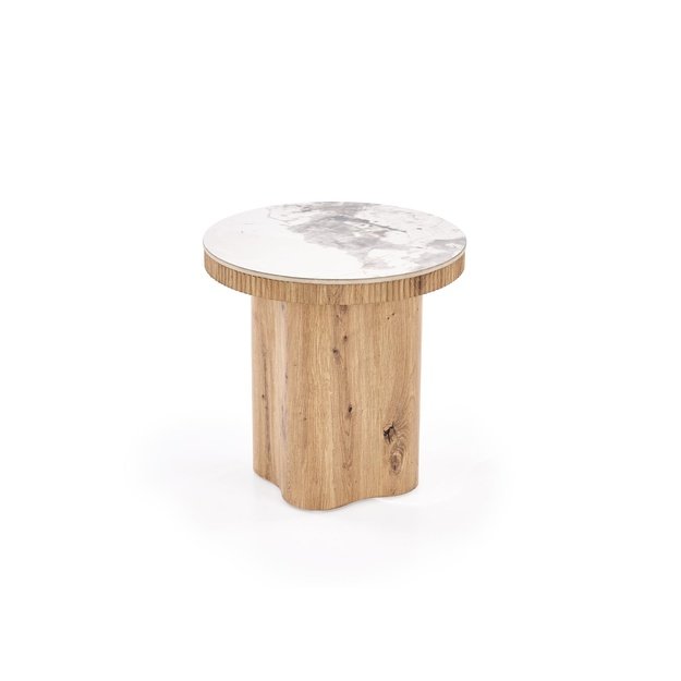 MAGNUM S c.table white marble / natural