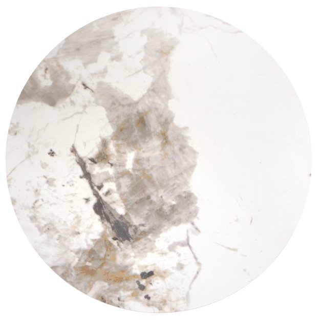 MAGNUM S c.table white marble / natural