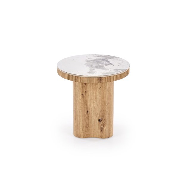 MAGNUM S c.table white marble / natural