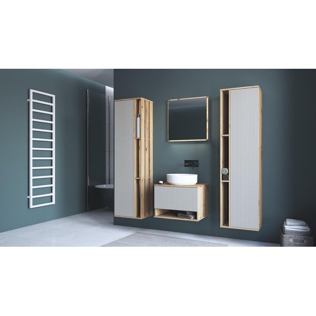 sink cabinet, AVIOLA SU-60, artisan oak / cashmere matt 5