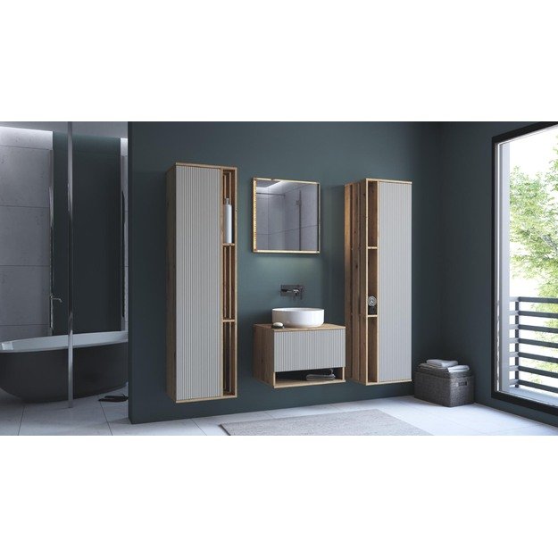 sink cabinet, AVIOLA SU-60, artisan oak / cashmere matt 4