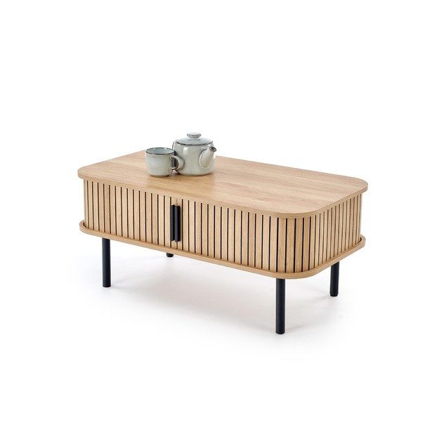 ANGELINA coffee table, natural/black