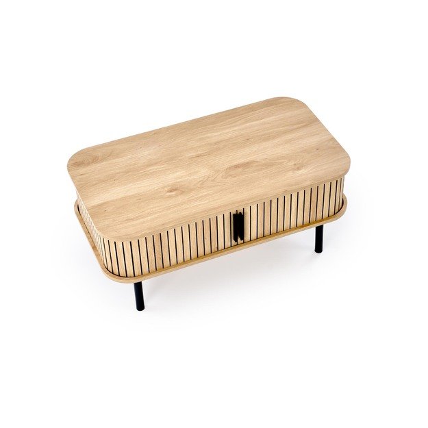 ANGELINA coffee table, natural/black 1