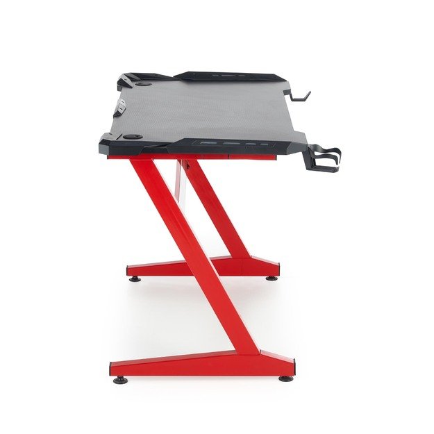 B49 desk black / red 2