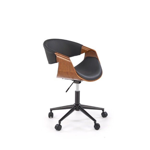 BILBO office chair, black / walnut