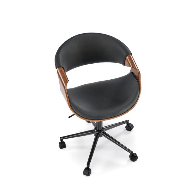 BILBO office chair, black / walnut 2