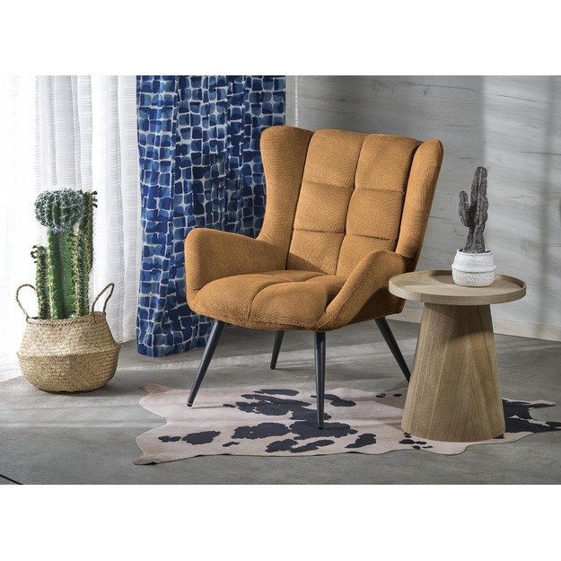 BYRON leisure chair, mustard 2