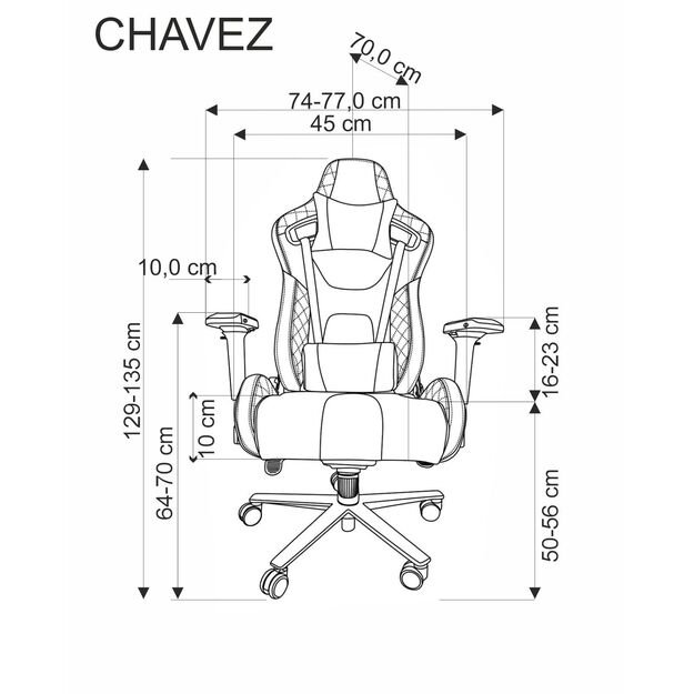 CHAVEZ  office chair,  black 17