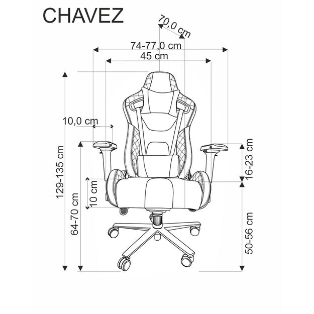 CHAVEZ  office chair,  black 5