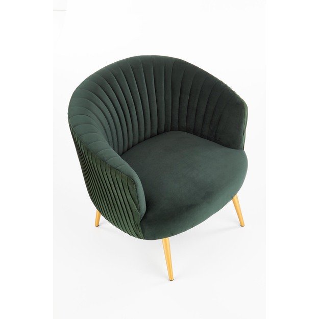 CROWN l. chair, color: dark green 15