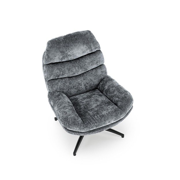 DARIO leisure chair, with stool, blue 6