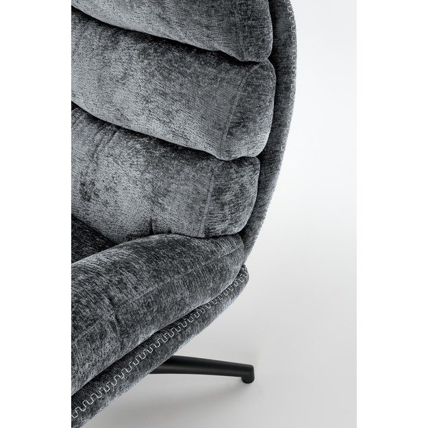 DARIO leisure chair, with stool, blue 13