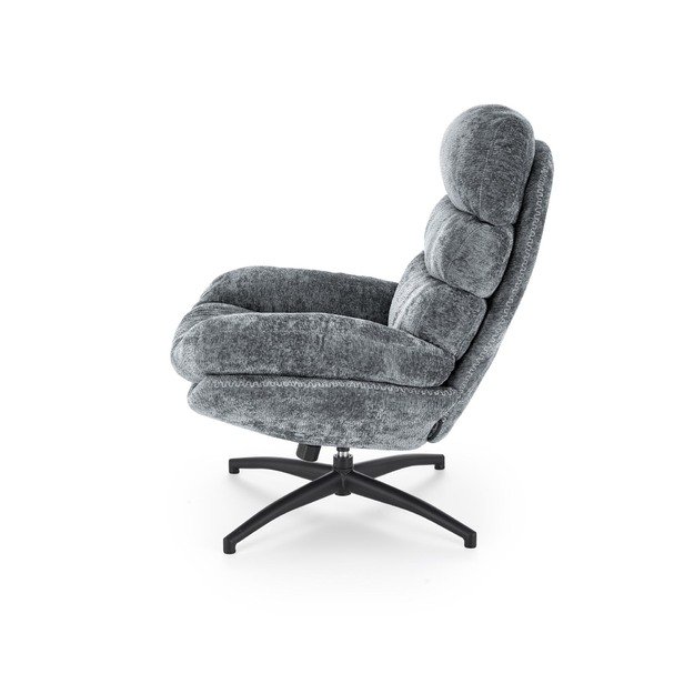 DARIO leisure chair, with stool, blue 15