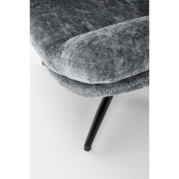 DARIO leisure chair, with stool, blue 14