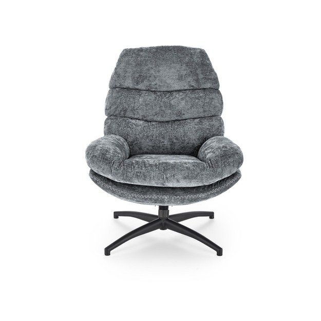 DARIO leisure chair, with stool, blue 18