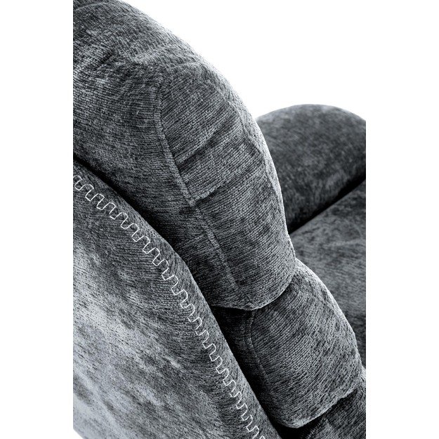 DARIO leisure chair, with stool, blue 12
