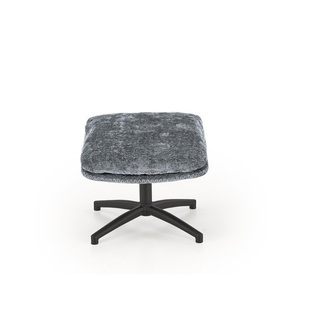 DARIO leisure chair, with stool, blue 4
