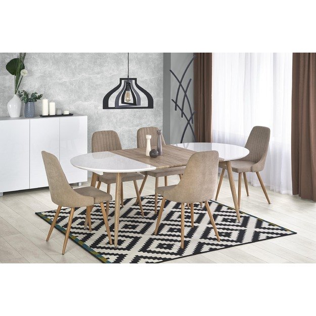 EDWARD extension table, color: san remo oak