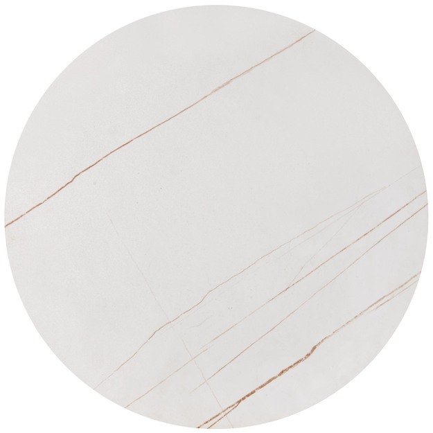 FATIMA  set of two coffee tables, white marble / gold 2
