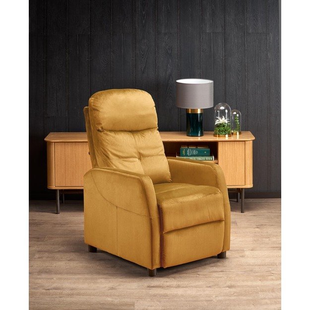 FELIPE 2 recliner color: mustard 5