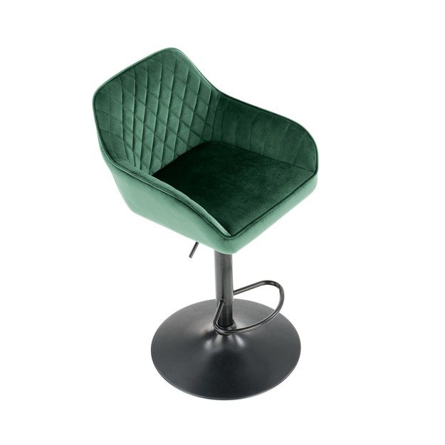 H103 bar stool dark green 18