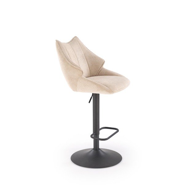 H122 bar stool, black / beige 14
