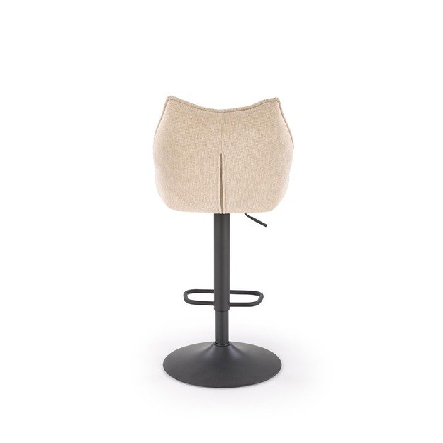 H122 bar stool, black / beige 11