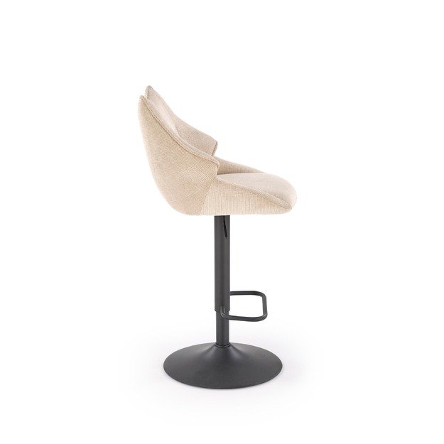 H122 bar stool, black / beige 13