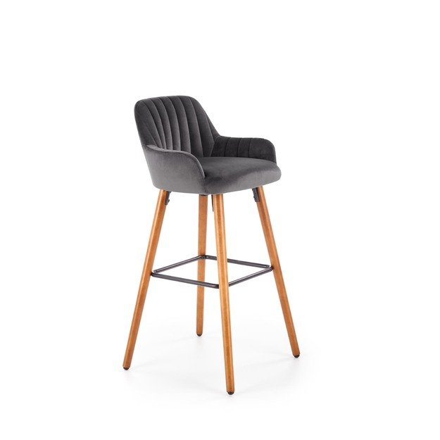 H93 bar stool, color: dark grey