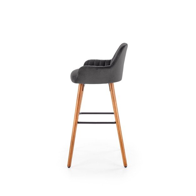 H93 bar stool, color: dark grey 1