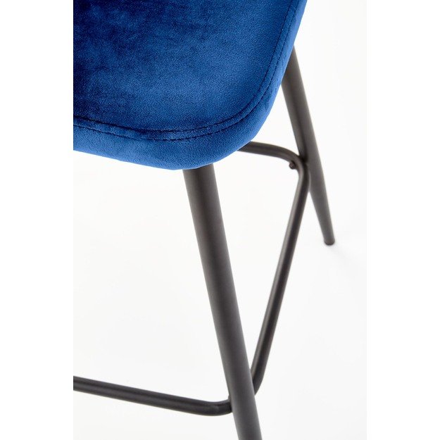 H96 bar stool, color: dark blue 15