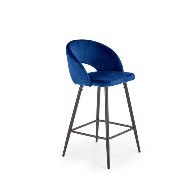 H96 bar stool, color: dark blue