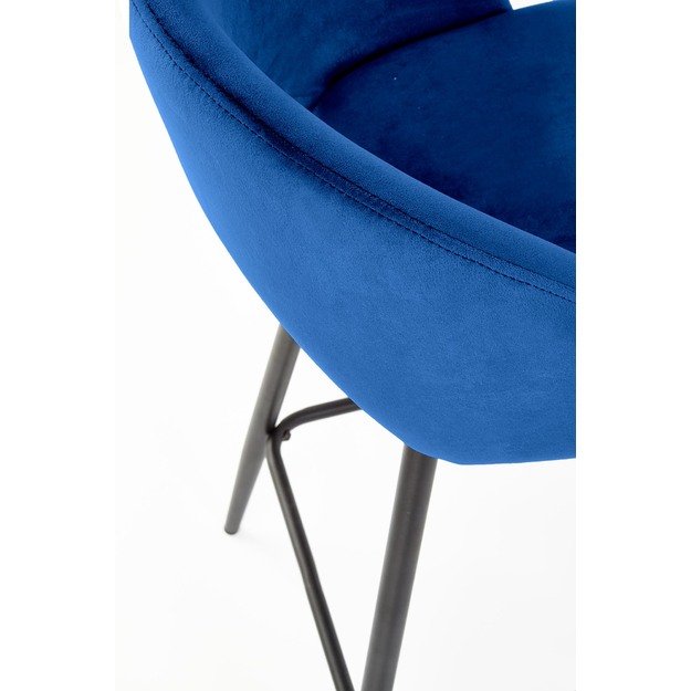 H96 bar stool, color: dark blue 7