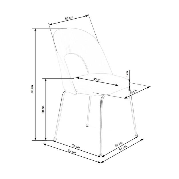 K385 chair, color: light pink 3