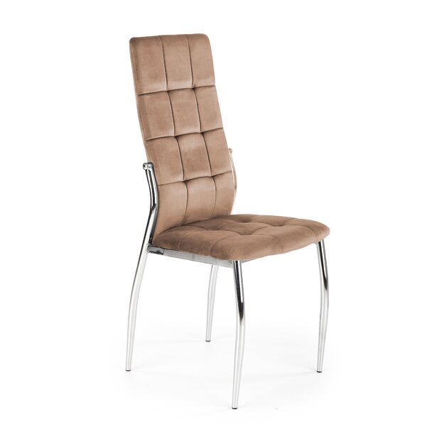 K416 chair, beige velvet