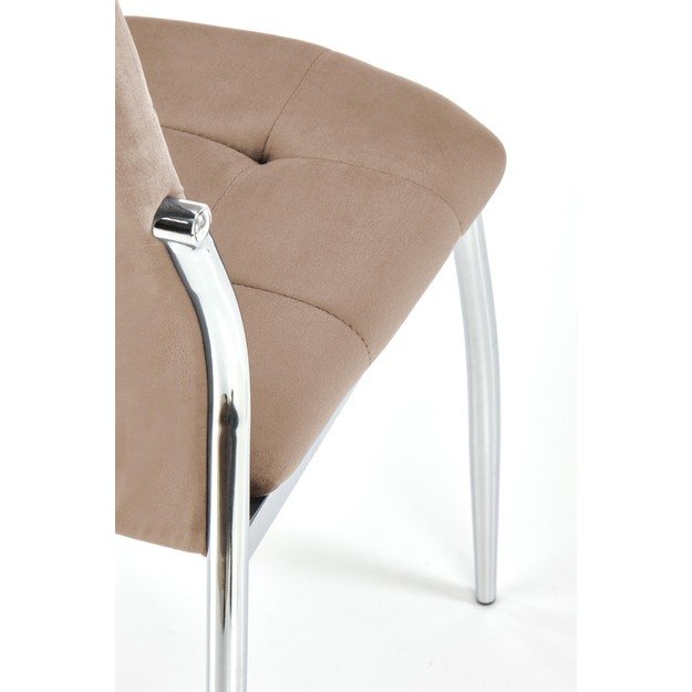 K416 chair, beige velvet 3