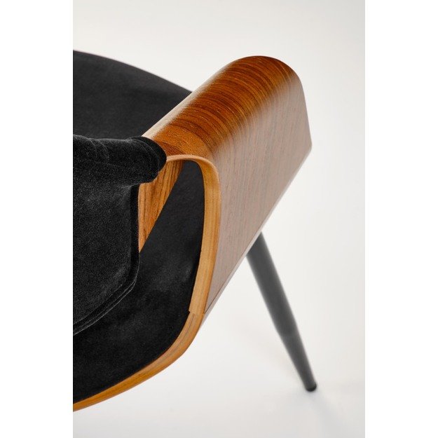 K586 chair, color: walnut / black 7